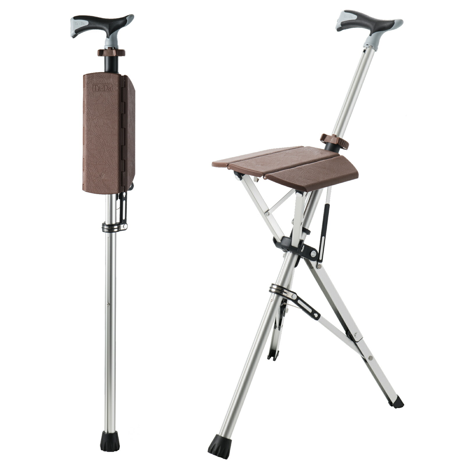 楽天市場】ステッキチェア【Ta-Da Chair ターダ チェア】椅子になる杖
