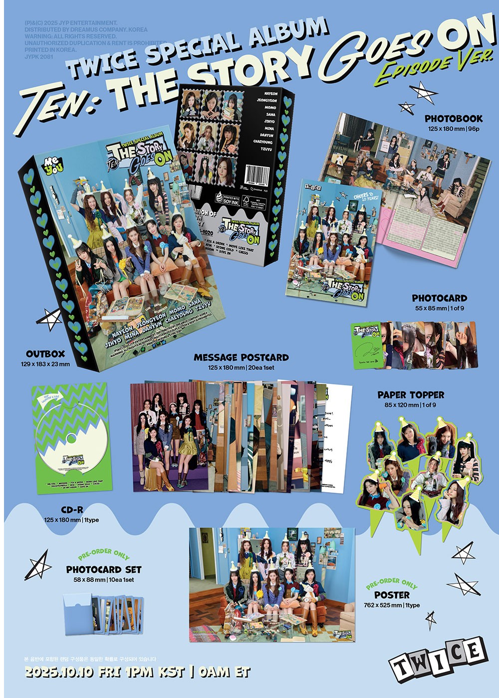 楽天市場】TWICE - SPECIAL ALBUM 「TEN: The Story Goes On