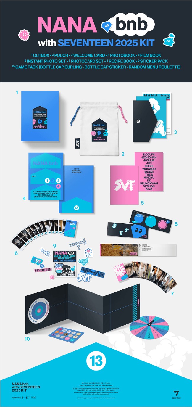楽天市場】SEVENTEEN - NANA BNB WITH SEVENTEEN 2025 KIT