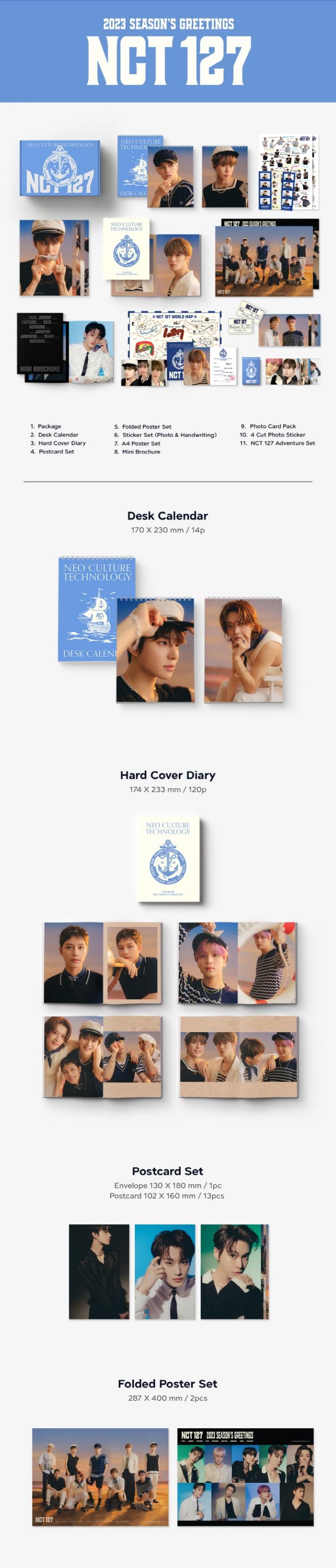 楽天市場】☆店舗特典付き☆ NCT 127 2023 SEASON'S GREETINGS
