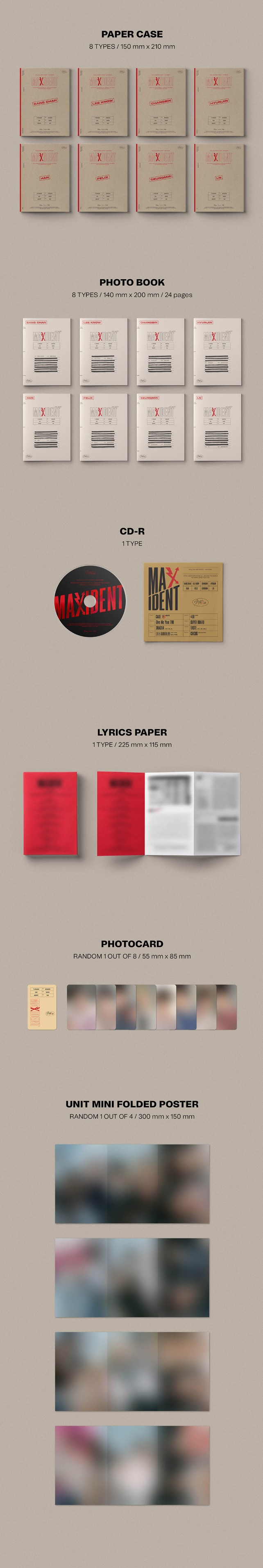 楽天市場】Stray Kids - 7th Mini Album 「MAXIDENT」 (CASE ver