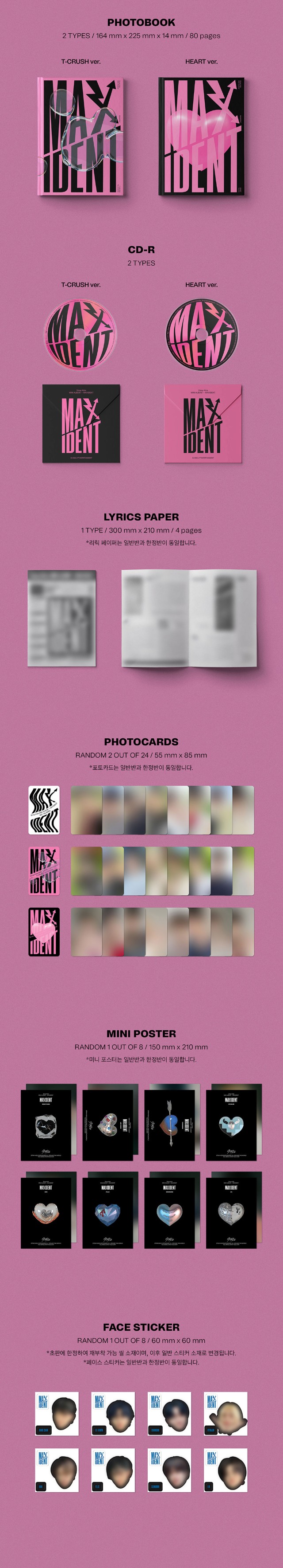 楽天市場】Stray Kids - 7th Mini Album 「MAXIDENT」 (STANDARD