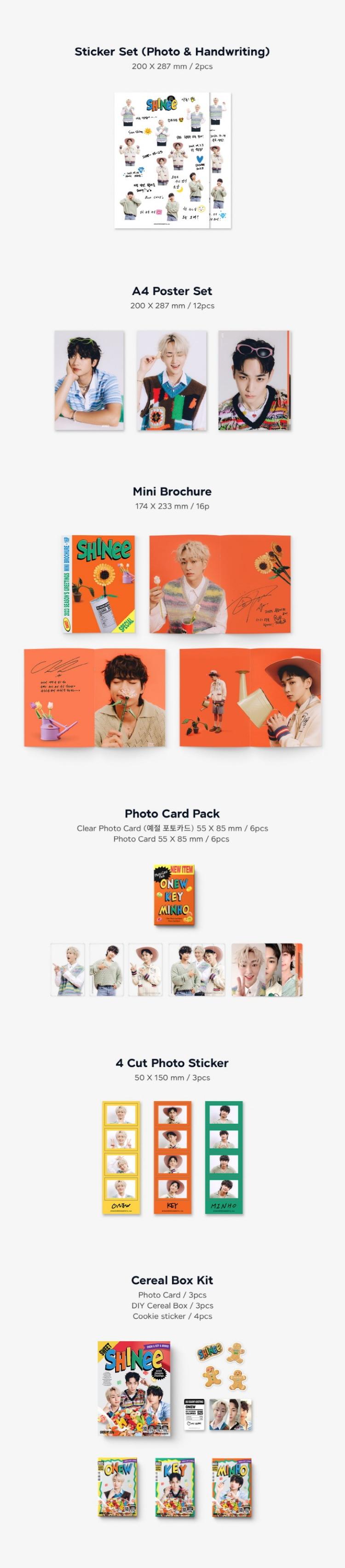 楽天市場】☆SM特典付き☆ SHINee 2023 SEASON'S GREETINGS シャイニー