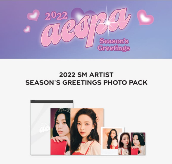 楽天市場】☆4種選択☆AESPA - 2022 SEASON'S GREETINGS PHOTO PACK
