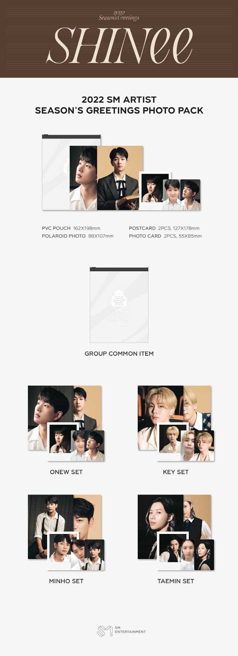 楽天市場】☆4種選択☆SHINee - 2022 SEASON'S GREETINGS PHOTO PACK