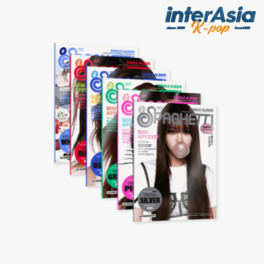 楽天市場】LE SSERAFIM - 1st Single Album 「SPAGHETTI」 (COMPACT