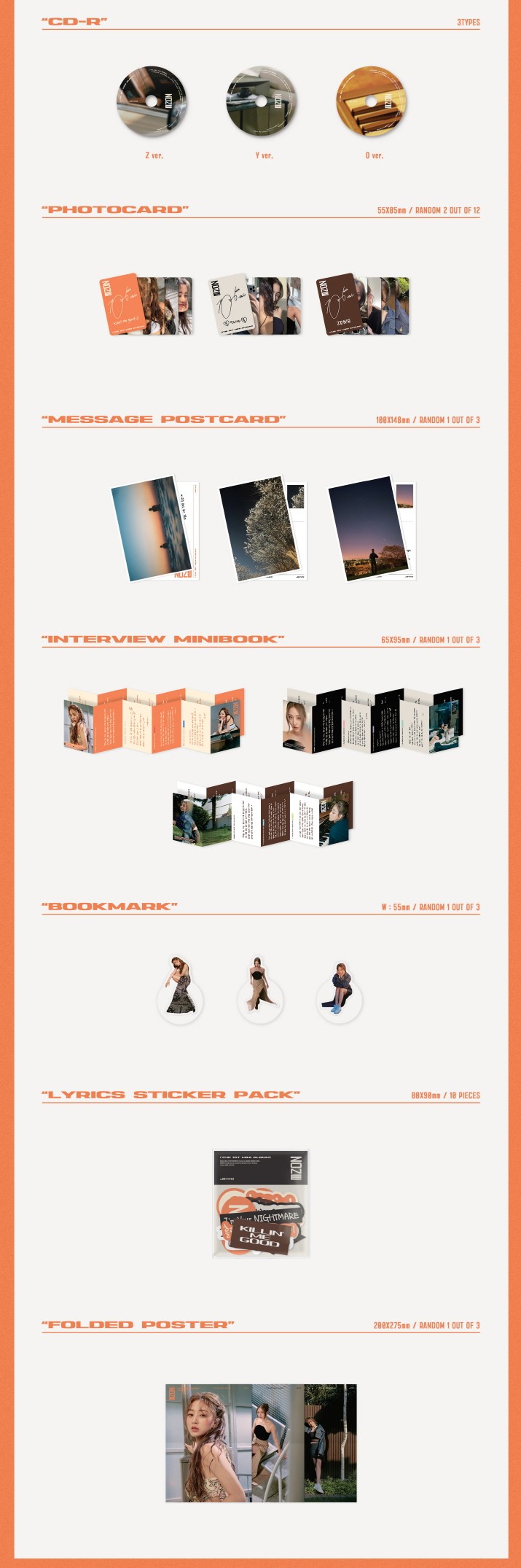 楽天市場】☆BDM特典☆ JIHYO - 1st Mini Album 「ZONE」 ジヒョ TWICE