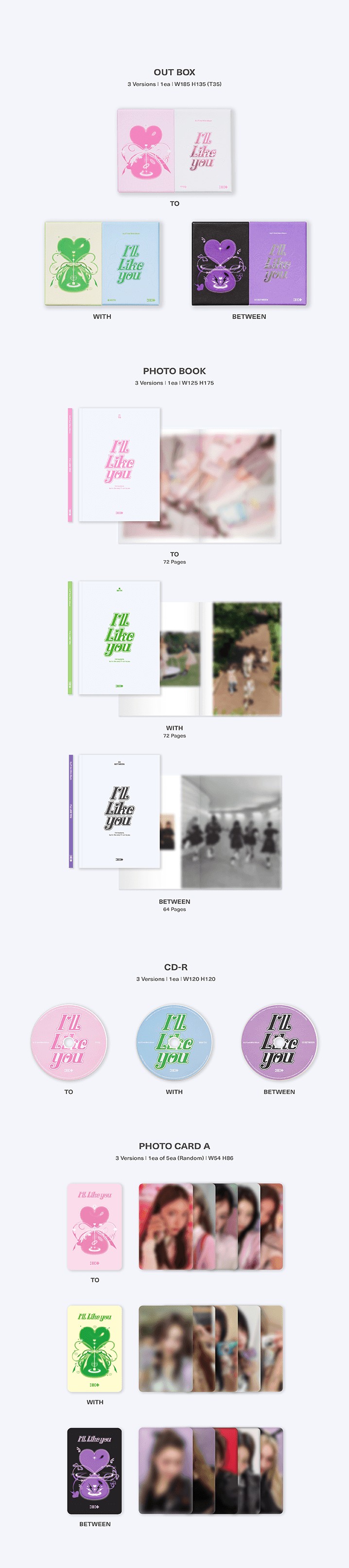 楽天市場】☆Weverse特典☆3種セット☆ ILLIT - 2nd Mini Album 「I'LL