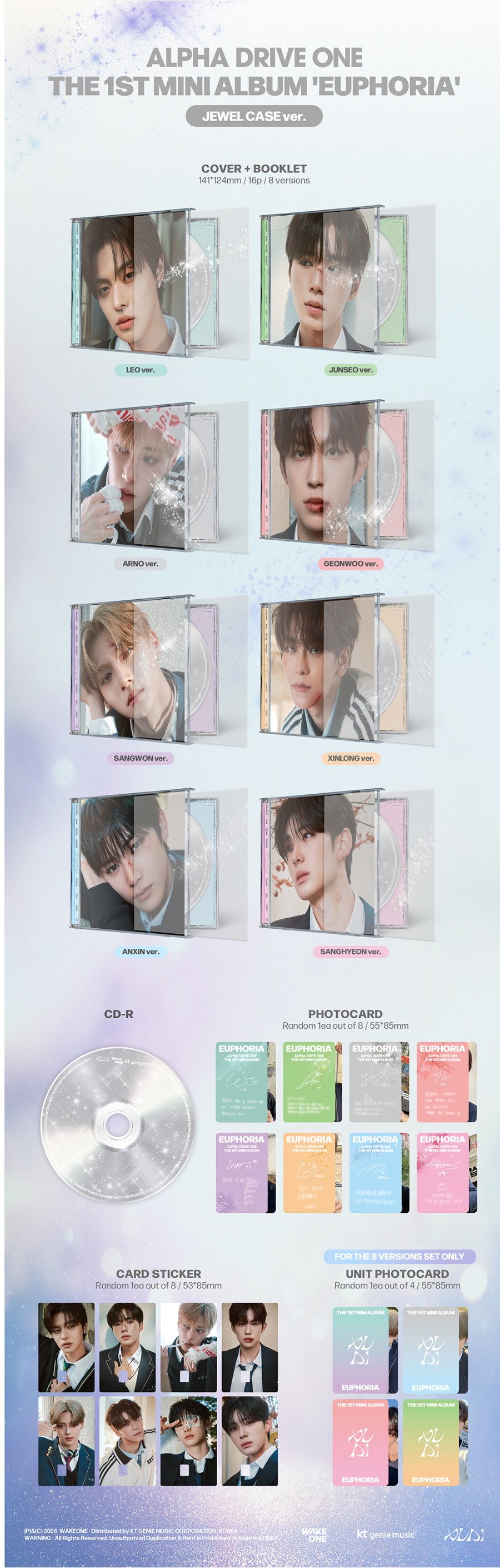 楽天市場】☆Applemusic特典☆ ALPHA DRIVE ONE - THE 1ST MINI ALBUM