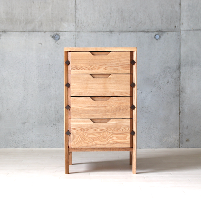 楽天市場】☆総無垢材☆サイドチェスト 無垢 北欧 幅40 奥行35 完成品