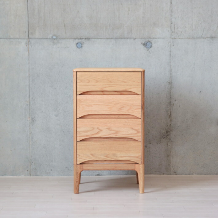 楽天市場】チェスト オーク 無垢材 4段チェスト 40 箪笥 北欧家具