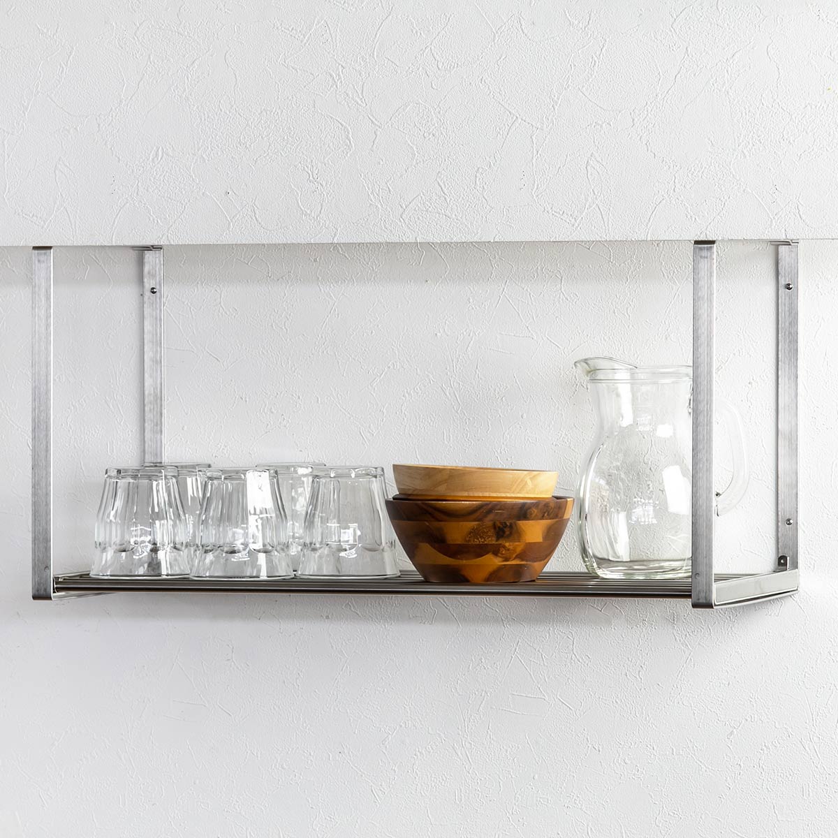 楽天市場】吊戸棚収納 パイプ棚A 1段 幅60cm 水切棚シリーズ ネジ止め