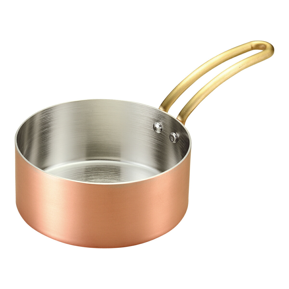 楽天市場】片手鍋 8cm ガス火専用 銅製 ちょこんと銅のプチパン 日本製