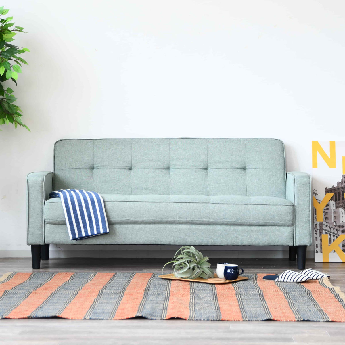 楽天市場】ソファ 3人掛け 幅170cm ホク （ 奥行71cm ソファー