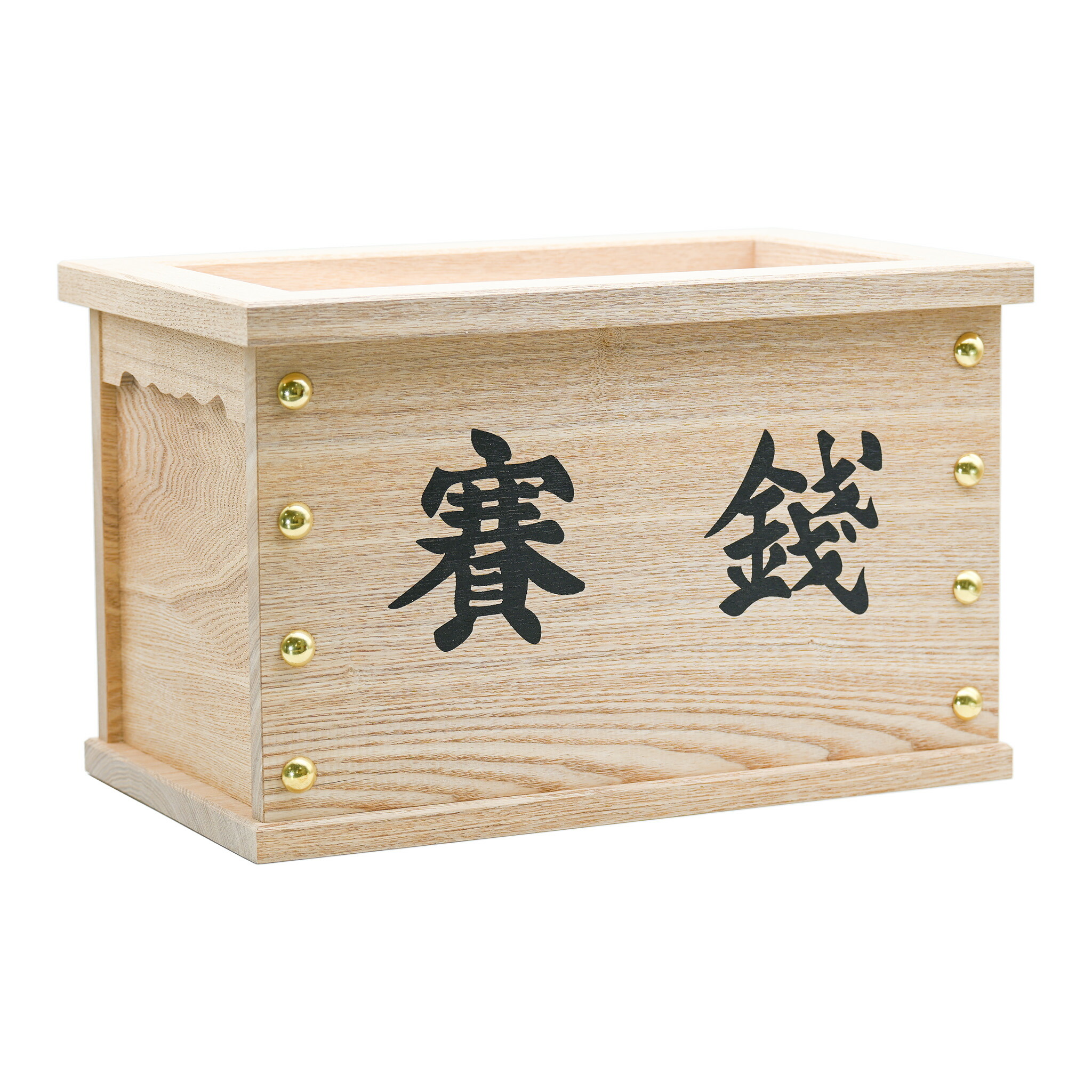 楽天市場】賽銭箱 7寸〜1.5尺 桟引出 白木製 浄財 奉賽 奉納 お賽銭箱