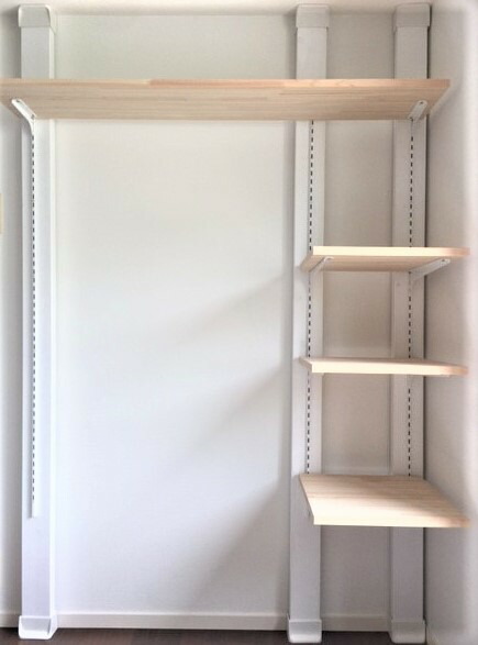 楽天市場】【ホワイト色】 棚板可動タイプ・棚受け 奥行き30センチ