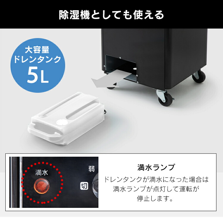 楽天市場】スポットクーラー 小型 家庭用 ISAC1201B ブラック 送料無料