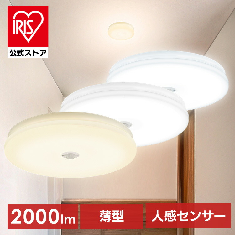 楽天市場】シーリングライト LED 小型 薄型 ledシーリングライト 人感