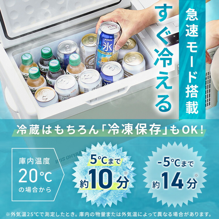 楽天市場】ポータブル冷蔵庫 冷凍庫 小型 充電式 車載冷蔵庫 15L