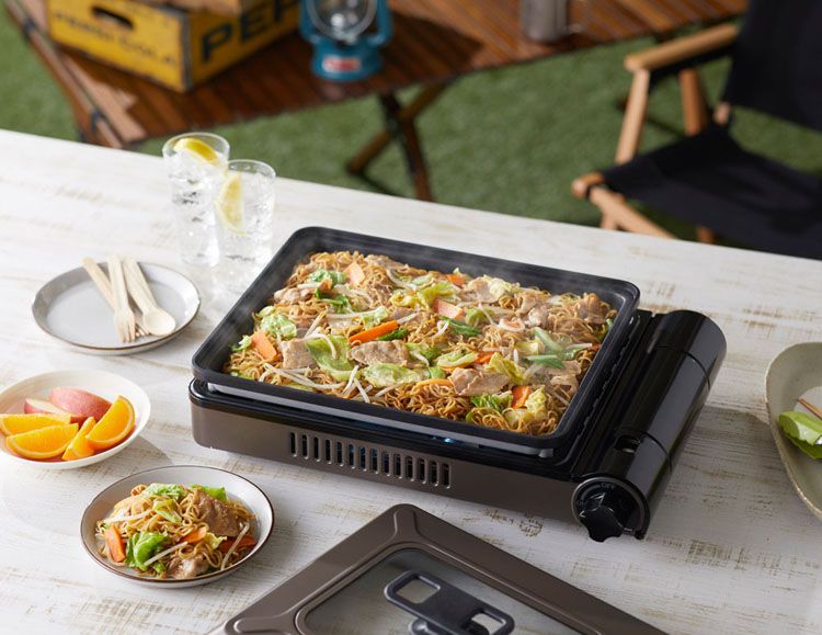 楽天市場】カセットガスホットプレート 焼き上手さんβ ブラウン CB-GHP