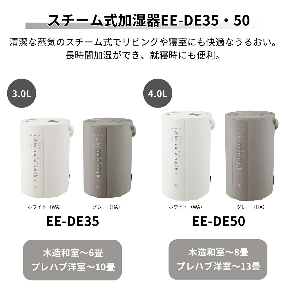 楽天市場】【2025 年間ベストショップ受賞】2024新発売 象印 加湿器 EE