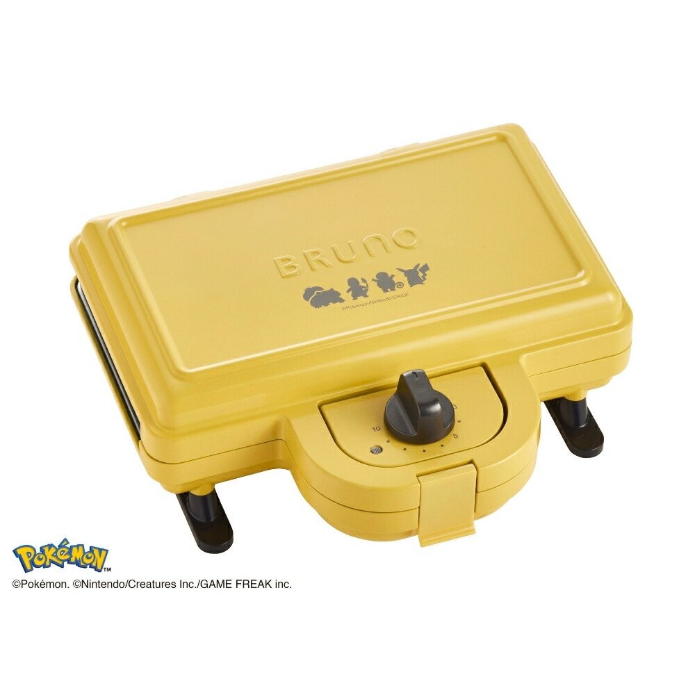 楽天市場】BRUNO ポケモンホットサンドメーカー ダブル イエロー