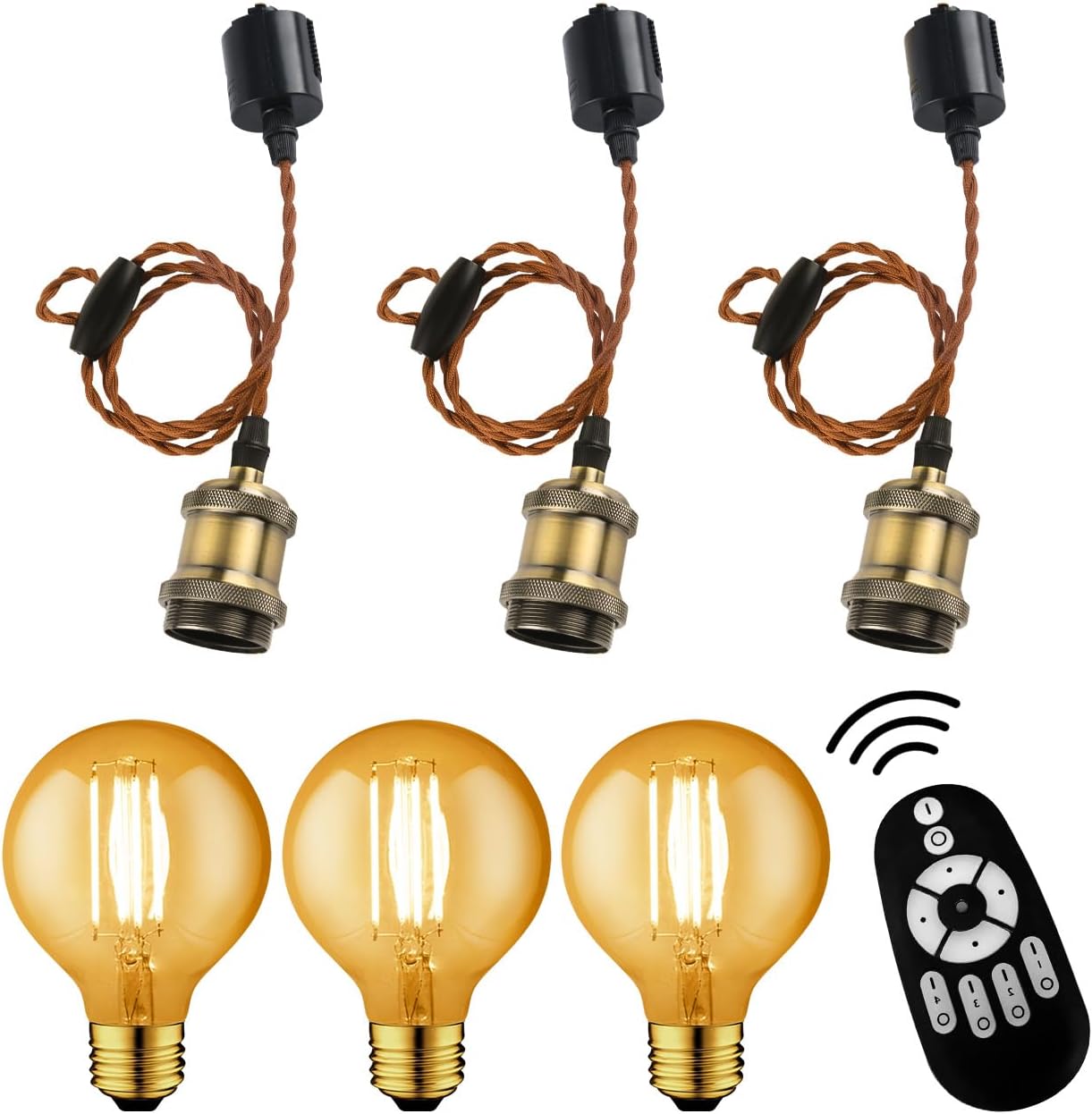 楽天市場】ペンダントライト E26口金 LED電球付き フィラメント電球