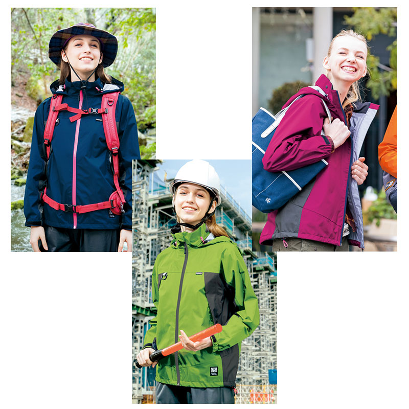 楽天市場】作業服 全天候型レディースジャケット 女性用 AZ-56312