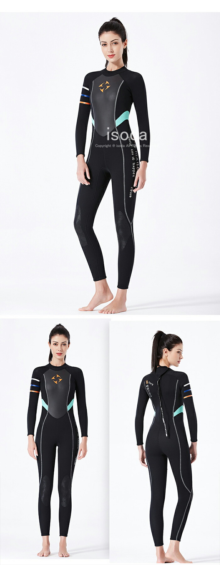 楽天市場】ウェットスーツ 3mm レディース フルスーツ マリンスポーツ