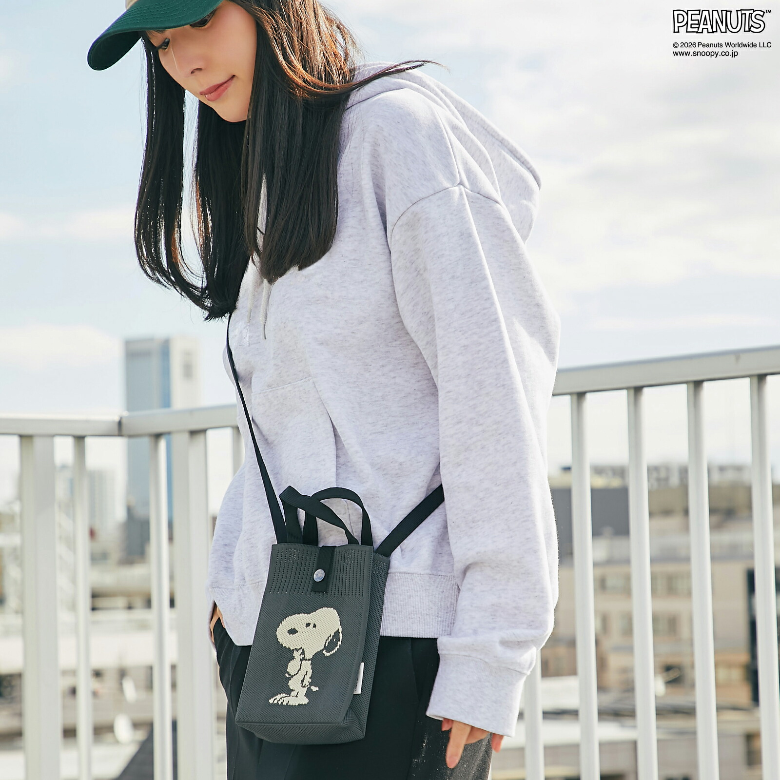 楽天市場】【 スヌーピー 】 ニットショルダーバッグ【2026SS