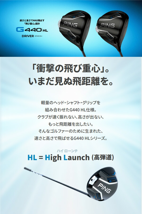 楽天市場】新作 ピン G440 SFT HL ドライバー スピーダーNXグレー 35