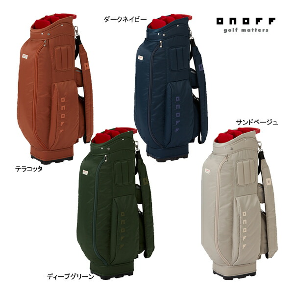楽天市場】オノフ ゴルフ キャディバッグ OB0424 ONOFF GOLF Caddie