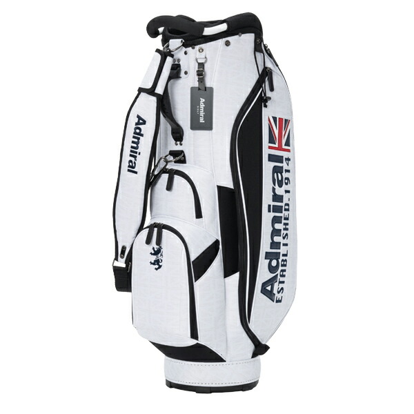 楽天市場】アドミラル キャディバッグ（カラーホワイト）（ゴルフ