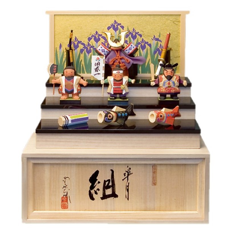 楽天市場】【条件達成でポイント3倍】 五月人形 伊予一刀彫 南雲 新生