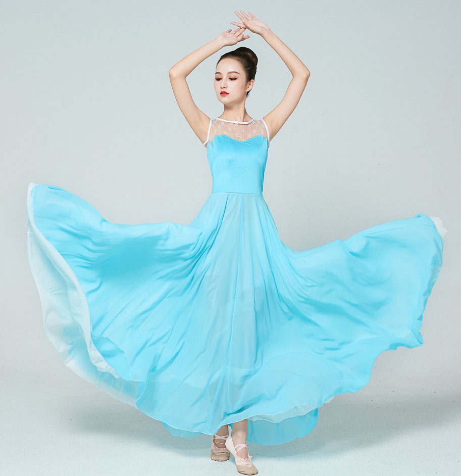 楽天市場】ダンス ワンピース レディース ロング丈 バレエ 社交ダンス