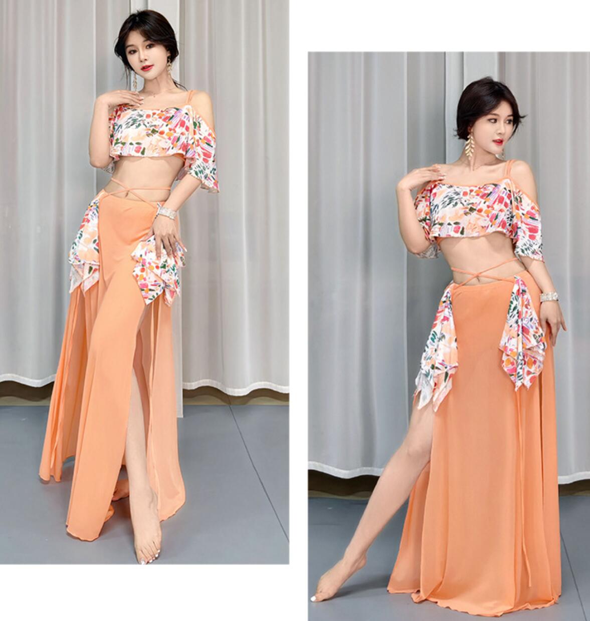 楽天市場】大人 ベリーダンス 衣装 セットアップ 夏新作 花柄チュール