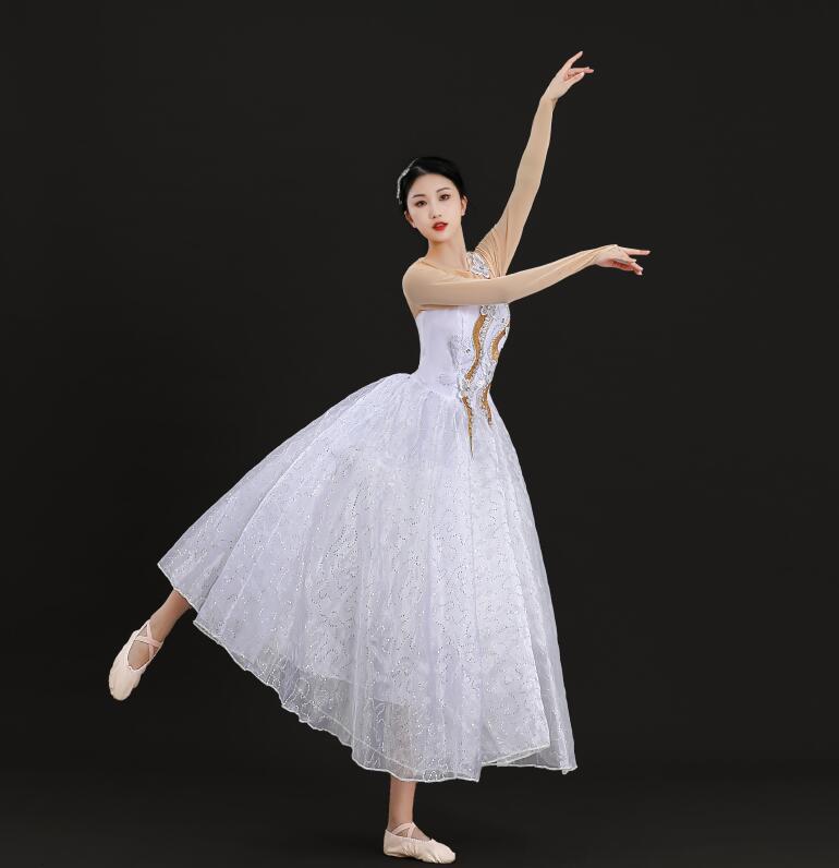 楽天市場】バレエ ワンピース モダンドレス 古典ダンス衣装 レディース