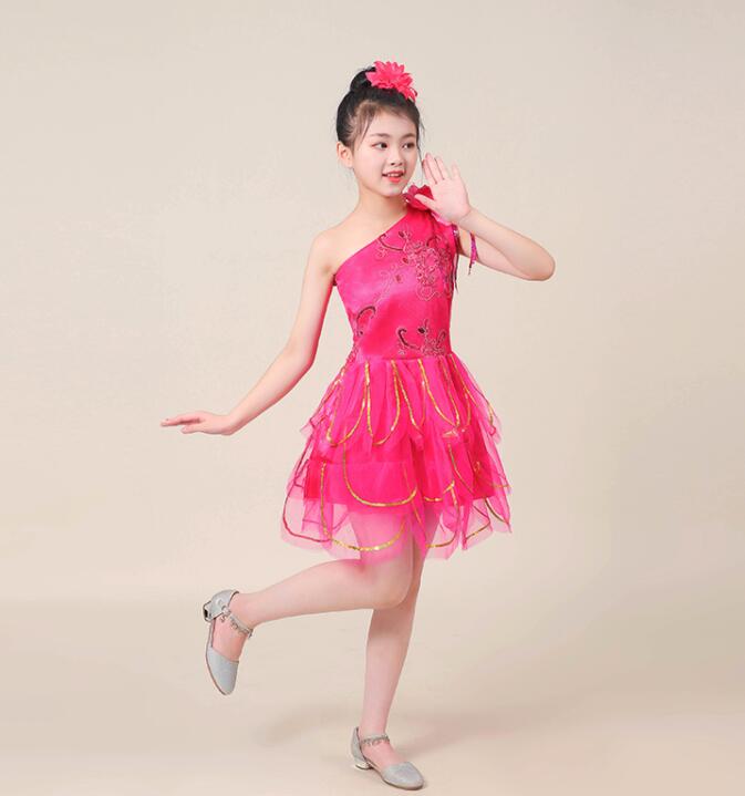 楽天市場】子供ダンス衣装 ワンピース チュチュ重ね 可愛い ワンピース