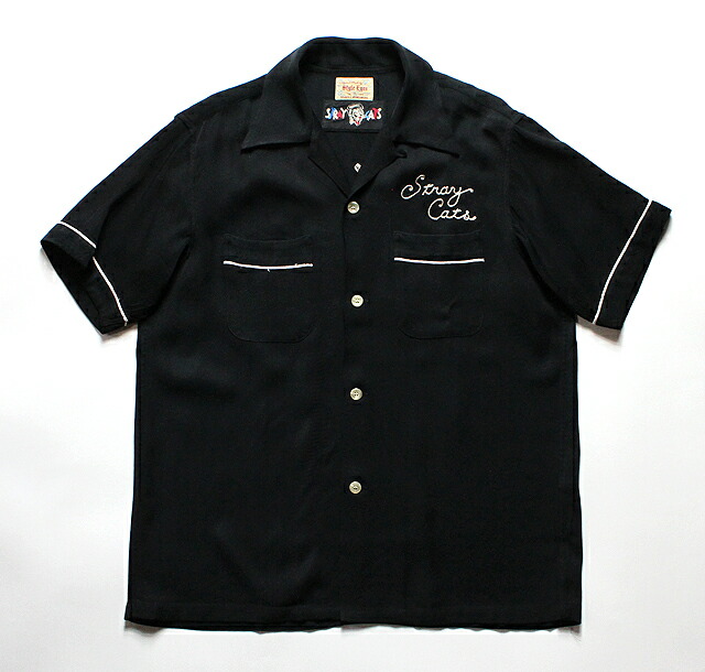 楽天市場】No.SE38204 STRAY CATS × STYLE EYESBOWLING SHIRTLIMITED