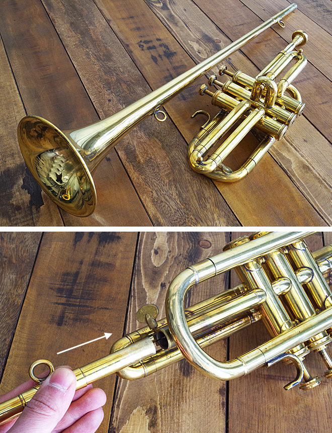 楽天市場】【真鍮 オブジェ 置物 楽器 オーナメント トランペット