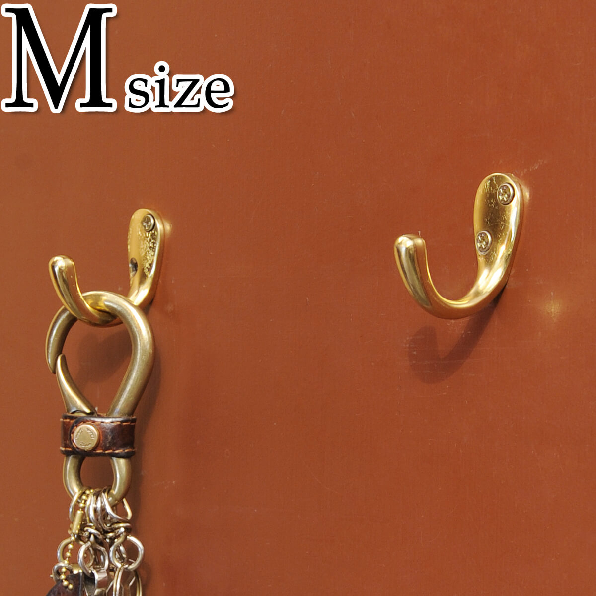 楽天市場】【真鍮 ウォール フック 壁付 ハンガー ハンギング ブラス