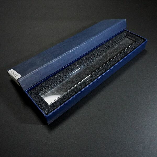 楽天市場】書道用品 クリスタル文鎮 角型30cm｜書鎮 ペーパーウェイト