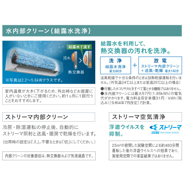 楽天市場】[S405ATCP-W] CXシリーズ ダイキン ルームエアコン 室内機