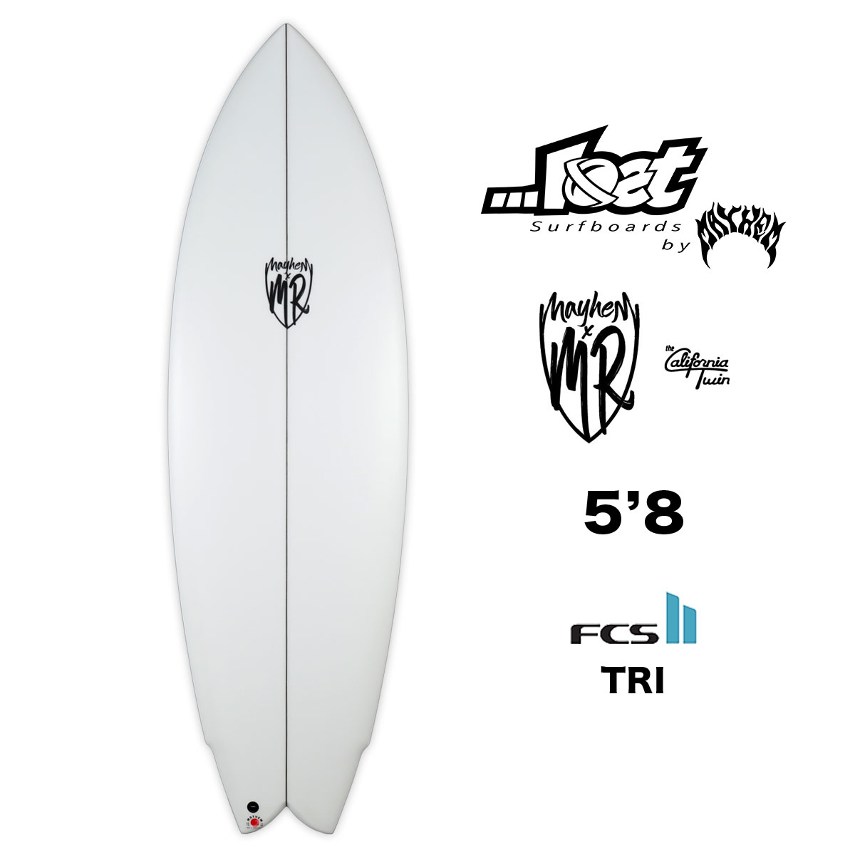 楽天市場】LOST ロスト サーフボード ショートボード 5'8 メイヘム