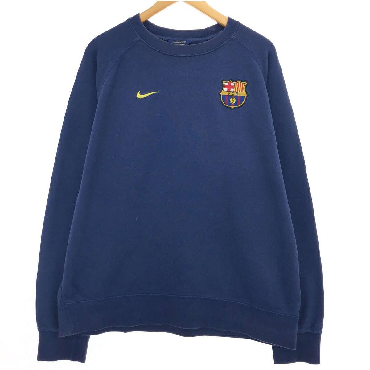 楽天市場】古着 00'S ナイキ NIKE FCバルセロナ スウェットシャツ