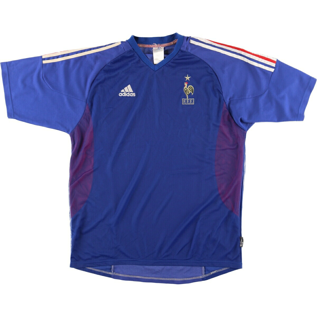 楽天市場】古着 アディダス adidas フランス代表 メッシュ Vネック