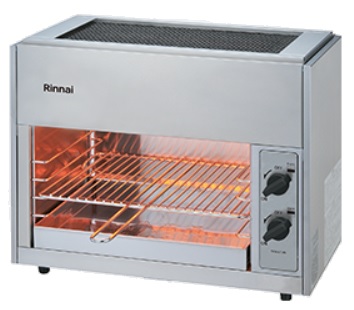 楽天市場】【リンナイ】ガスグリラー 遠赤外線 下火式 串焼 61号 RGK