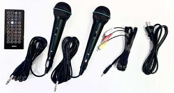 楽天市場】CDでもDVDでもカラオケができるラジカセ（マイク2本付き