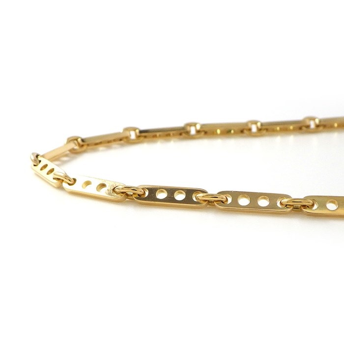 楽天市場】カルティエ Cartier ネックレス メカノ プレート パンチ