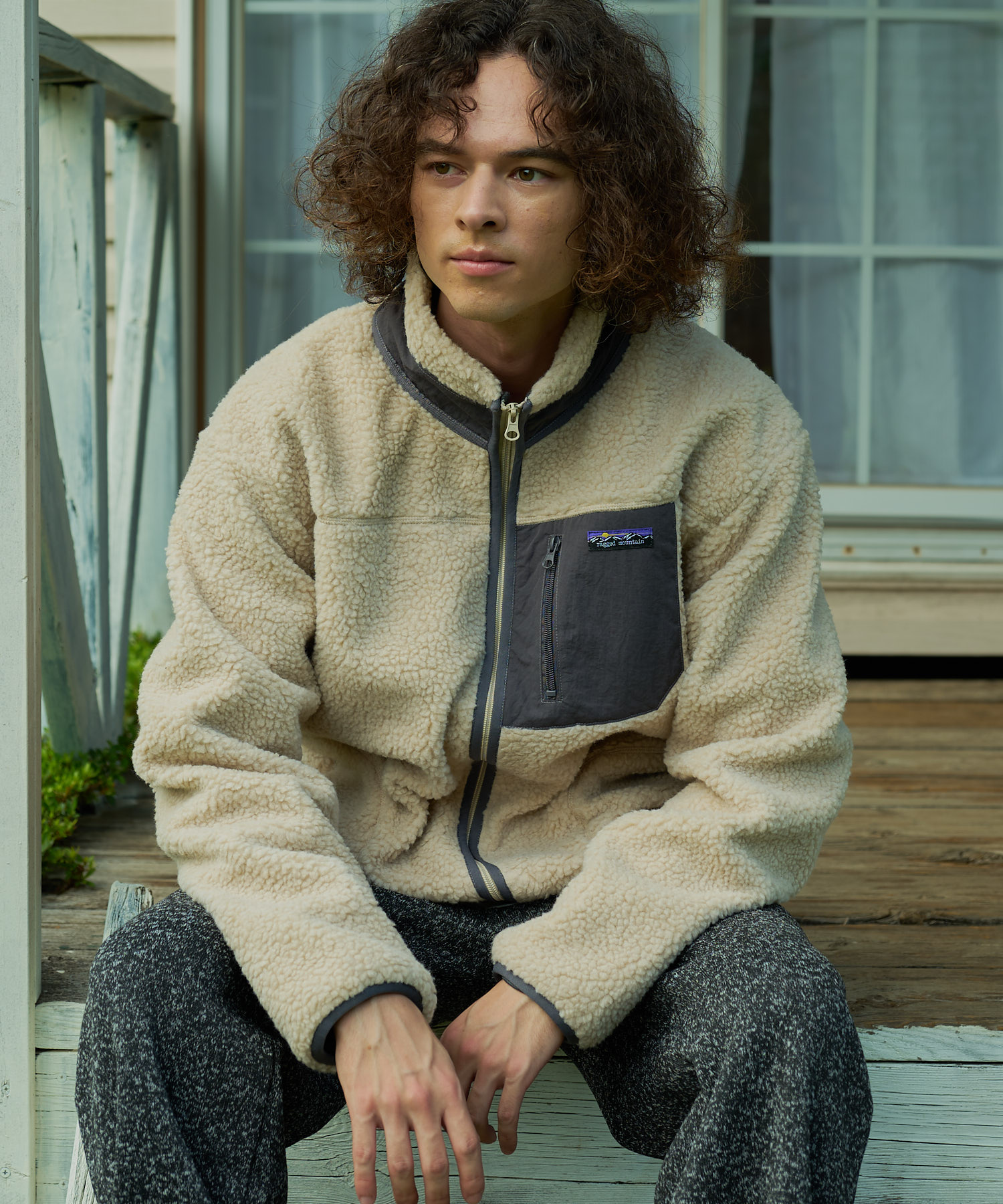 楽天市場】CONCORD 防風 ボア ジャケット ブルゾン もこもこ 定番